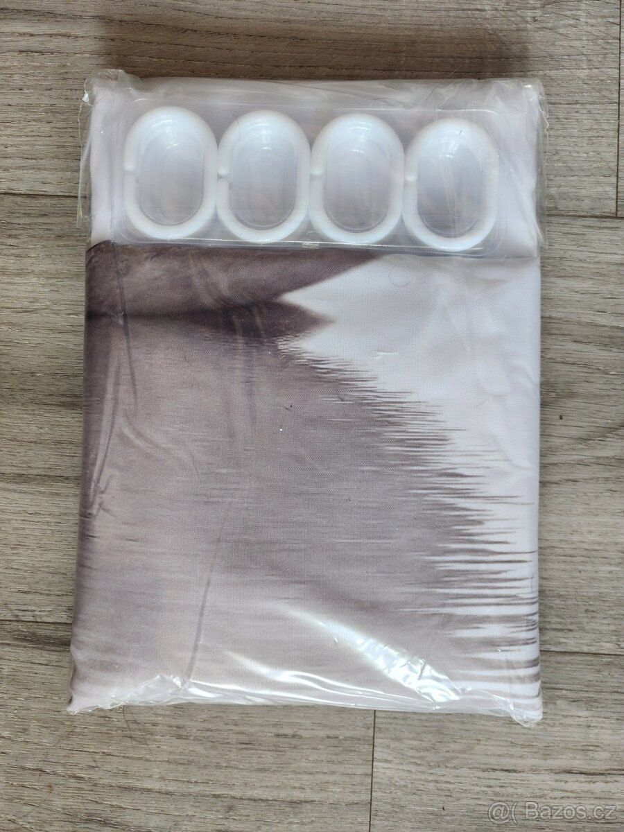 Kompletní sada na sprchový závěs(nerez SUS 304) + závěs zdar - 4