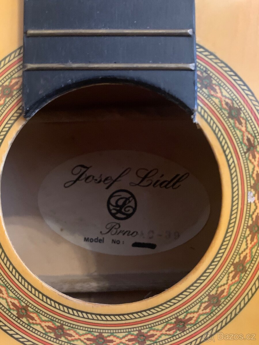 Kytara Josef Lídl - Brno - AO-39 - 4