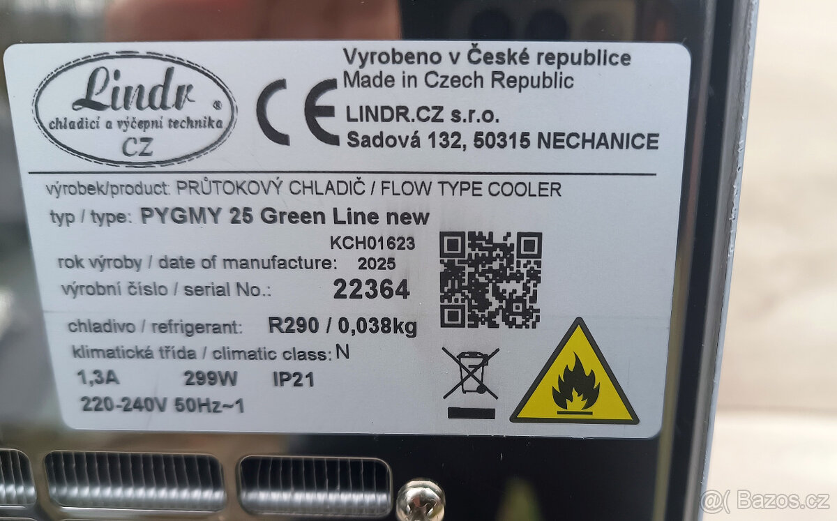 Výčepní zařízení LINDR PYGMY 25 Green Line new - nové - 4