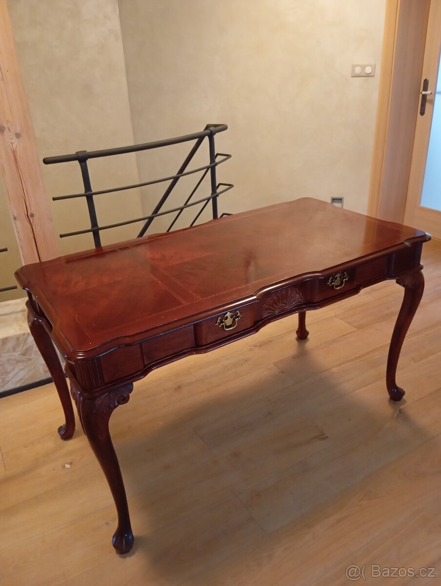 Starožitný psací stůl chippendale - 4