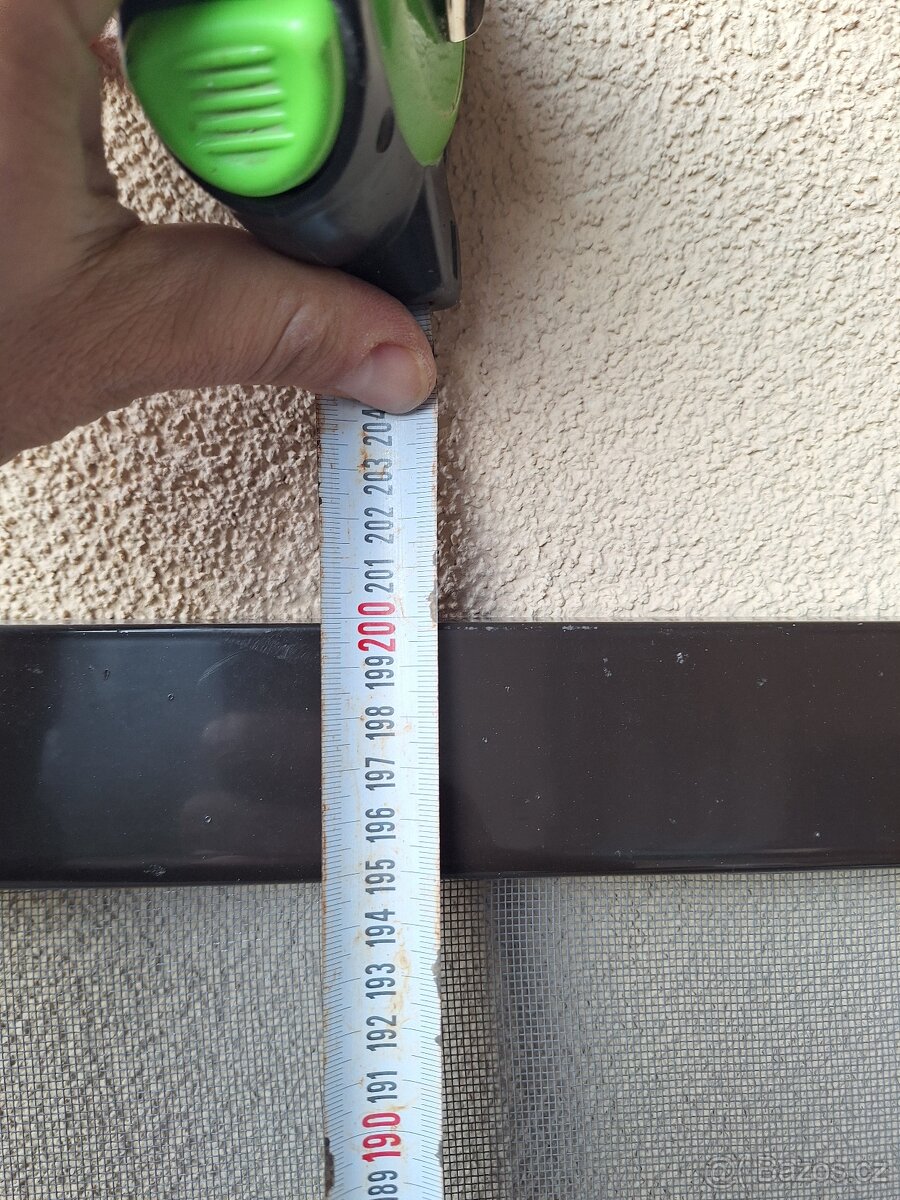 Dveřní síť proti hmyzu, hliník - 4