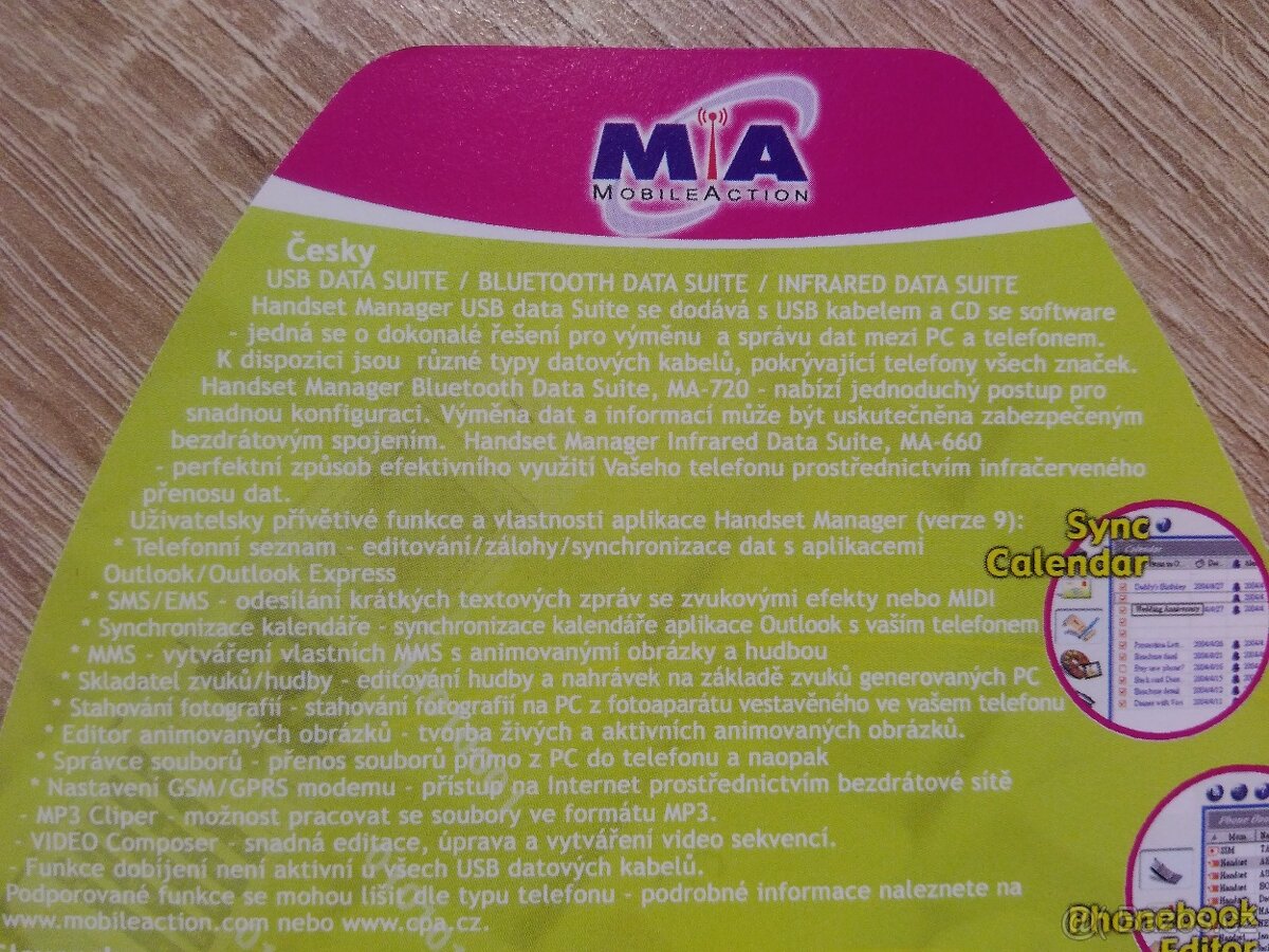 USB datový kabel MA-8910P + software na CD. - 4