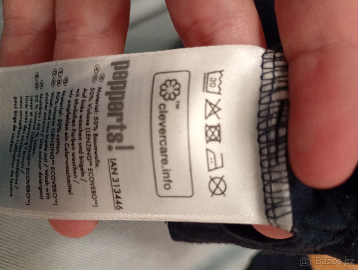 Dívčí tričko černé s dlohým rukávem - 4