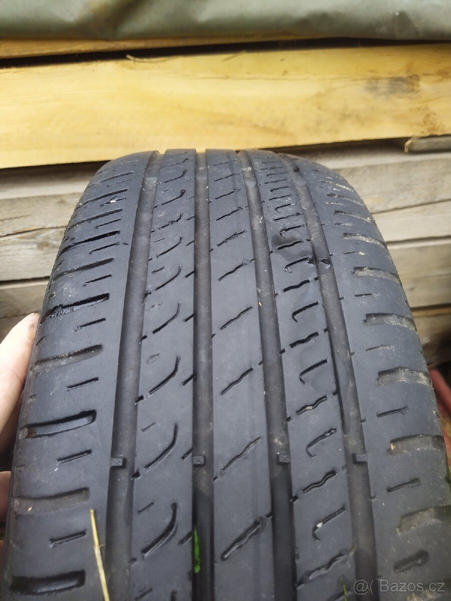 Letni pneu sada 195/55 r15, rafky 5x100 - 4
