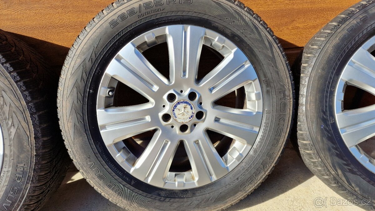Originál Mercedes Kola 5x112 R19 Pneu 5,5mm