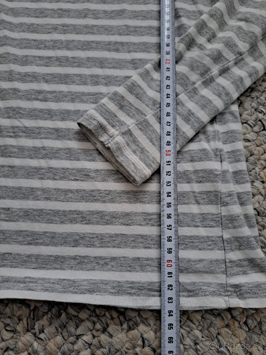 Atmosphere - Pruhované tričko s dlouhým rukávem vel.L - 4