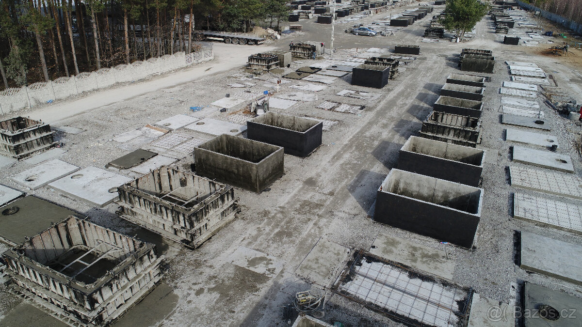 Betonová jímka od 2 m³ do 12 m³,jímky, betonovén nádrže - 4