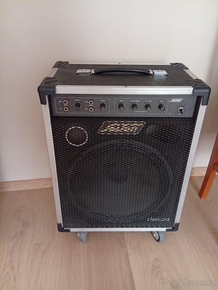 Bass kytara SX Vintage + kombo - 4