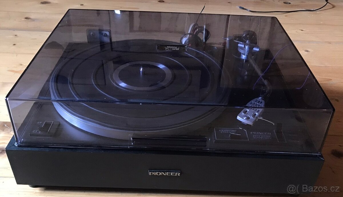 GRAMOFON PIONEER PL-12D (1973) ČERNÝ VE DŘEVĚ,SUPER STAV - 4