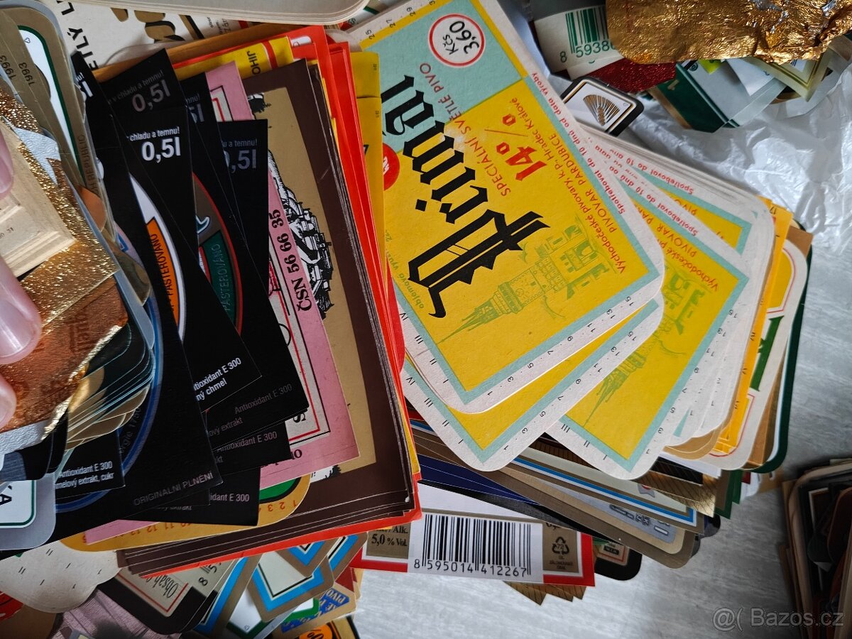 Pivní etikety sbírka stovek kousků - 4