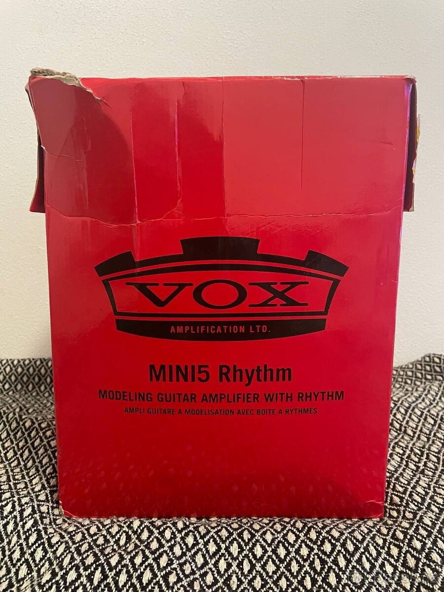 Kytarove kombo VOX Mini5 Rhythm Black – jako nový - 4