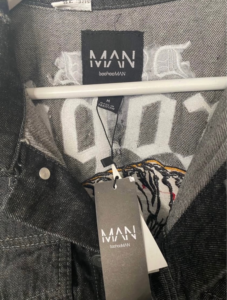 Pánská stylová riflová bunda - 4