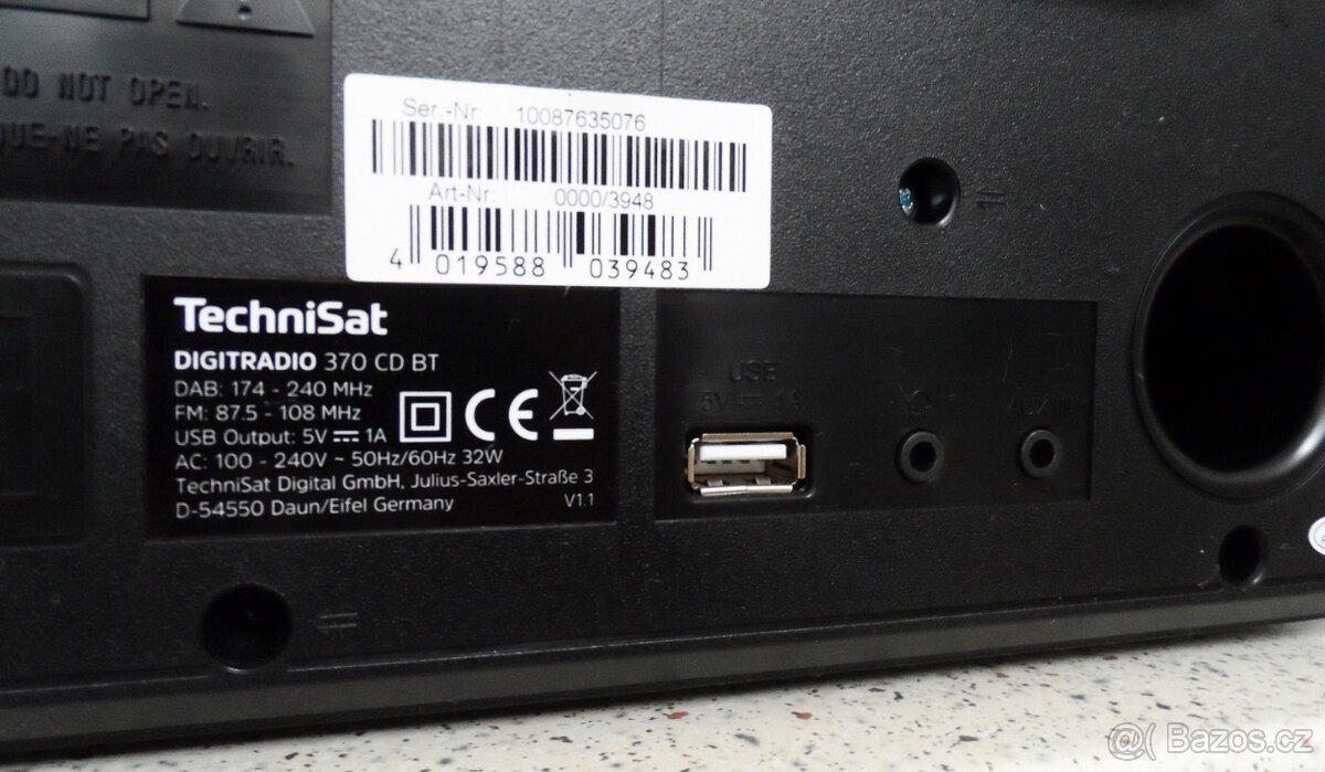 TechniSat DIGITRADIO 370CD,BT,USB,DAB+,FM,AUX - 4