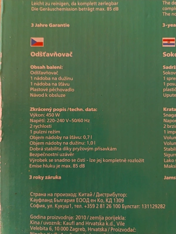 Odšťavňovač - 4
