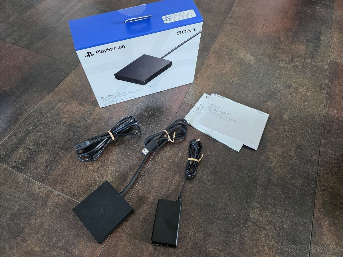 Sony PlayStation VR2 + originální nabíjecí stanice + PC adap - 4
