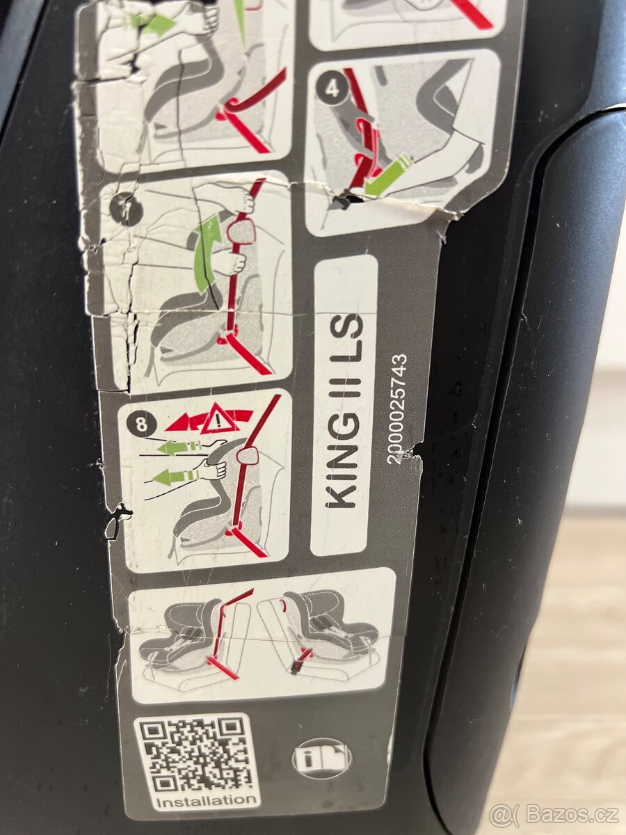 Autosedačka Britax Romer King II LS - 4
