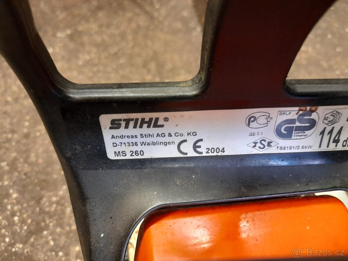 Motorova pila Stihl MS 260 - 4