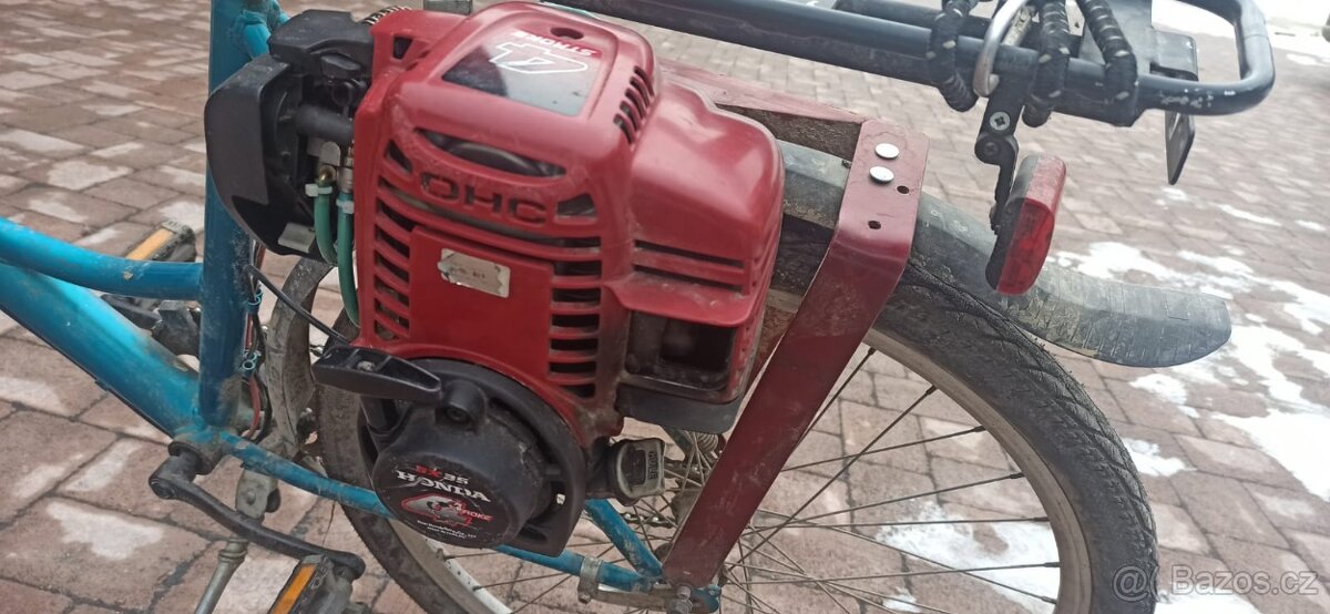 Predám motorový bicykel Bodeček - 4