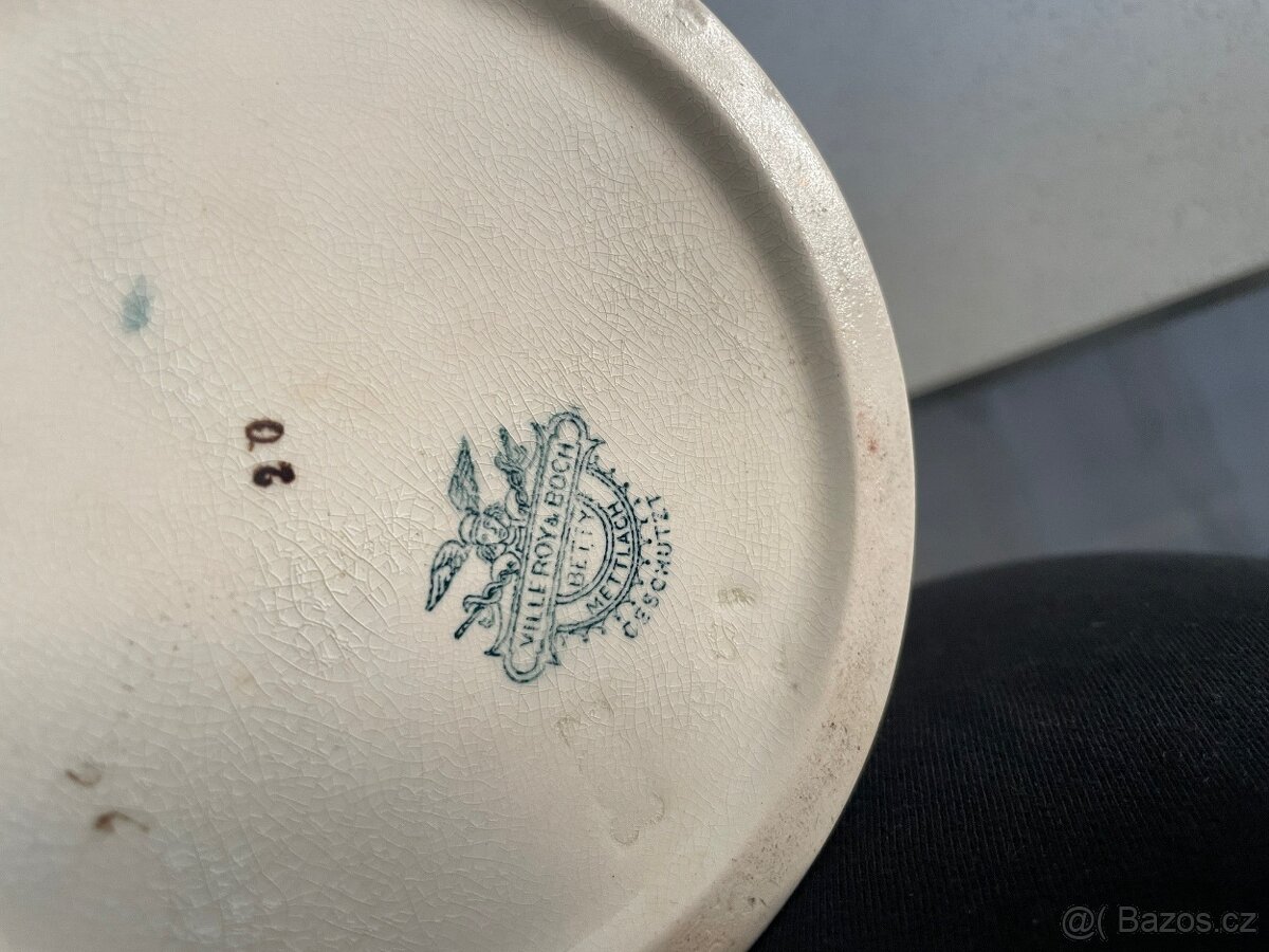 2x Stará keramická váza VILLEROY & BOCH výška 40cm - 4