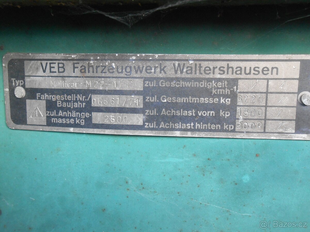 Prodám Multicar M22 žebřík - 4