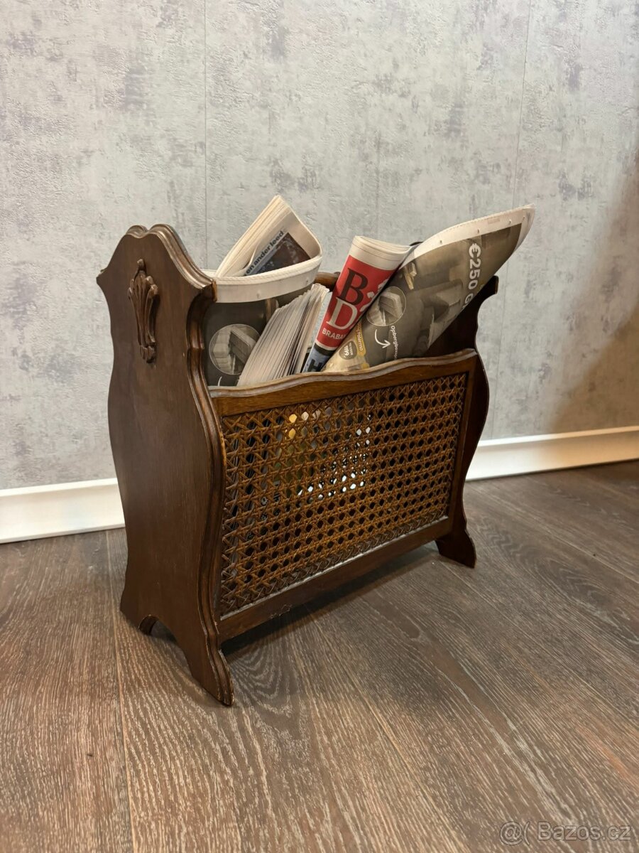 Stojan na noviny s výpletem (141012) - 4