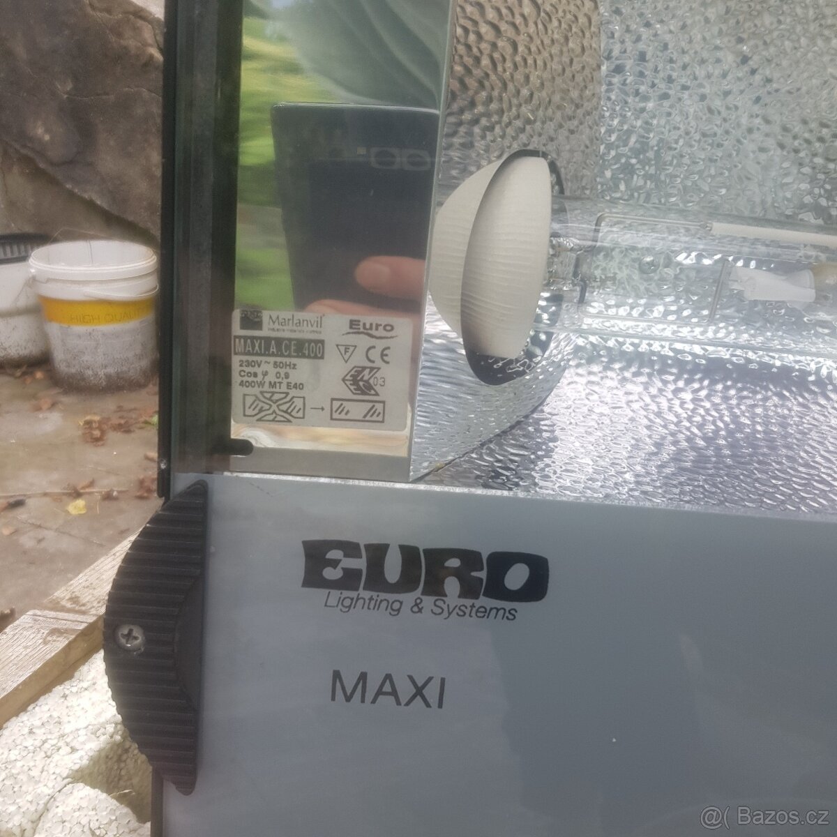 LAMPA(VÝBOJKA) 400W ,VHODNÁ I NA PĚSTOVÁNÍ + SPÍNACÍ HODINY - 4