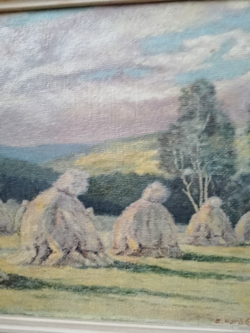 OBRAZ ORIGINÁL „SNOPY NA POLI“ AUTOR E. HORÁK 1951 - 4