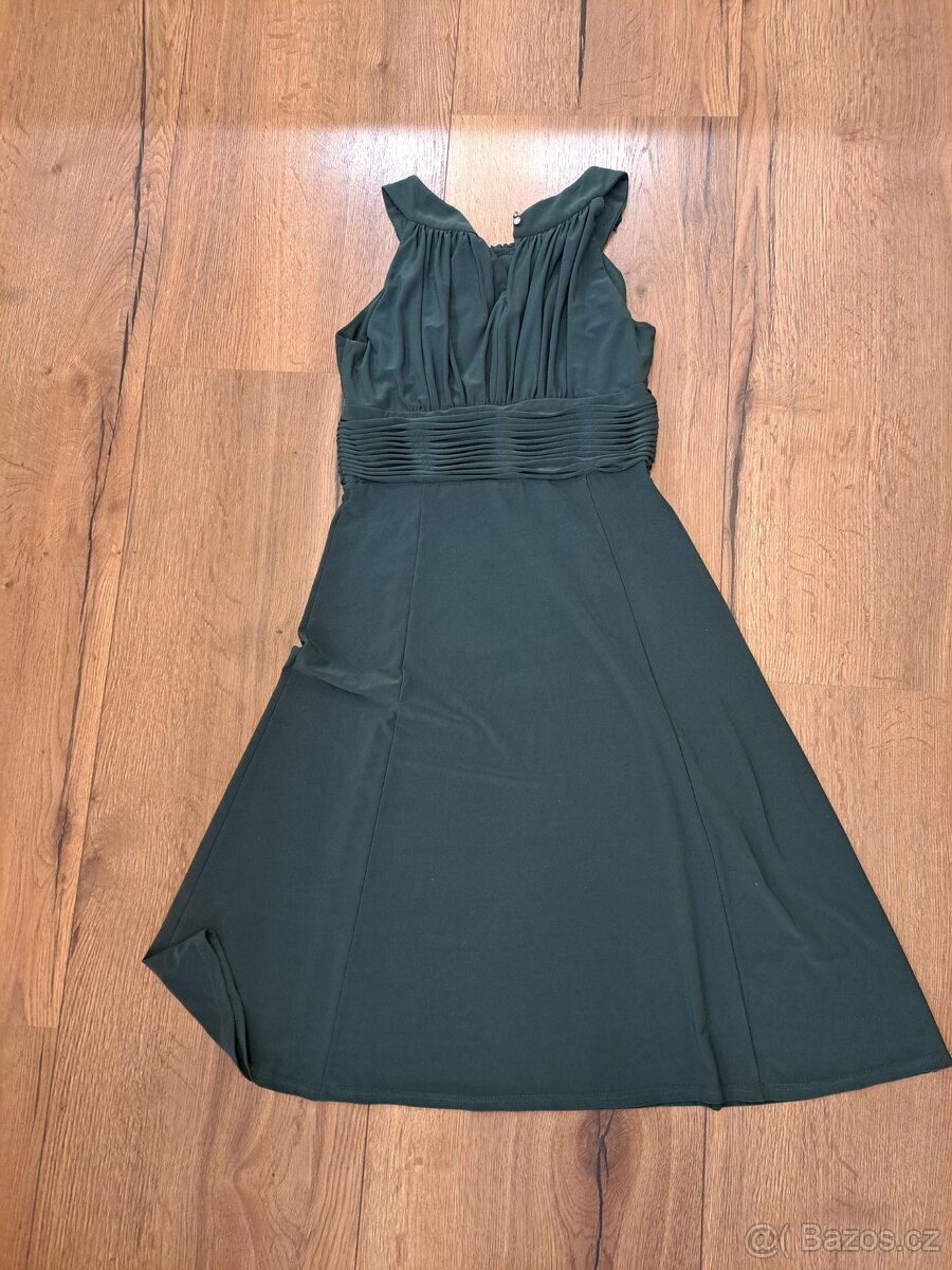 zelené společenské šaty - 4