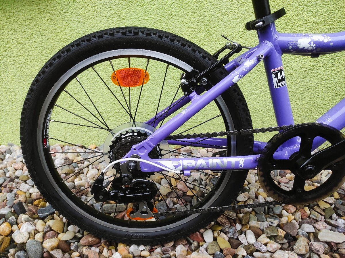 Značkové dětské kolo Superior 20" (fialová) - 4