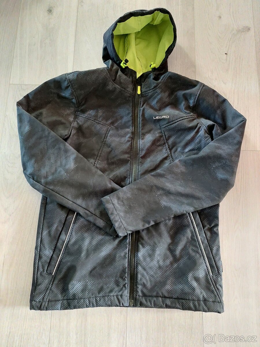 Chlapecká softshell bunda s fleecem, zn. Lewro, vel 164/170 - 4