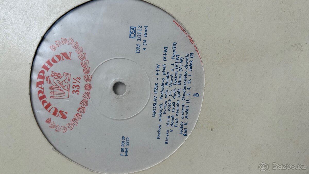 Voskovec Werich gramofonové desky - 4
