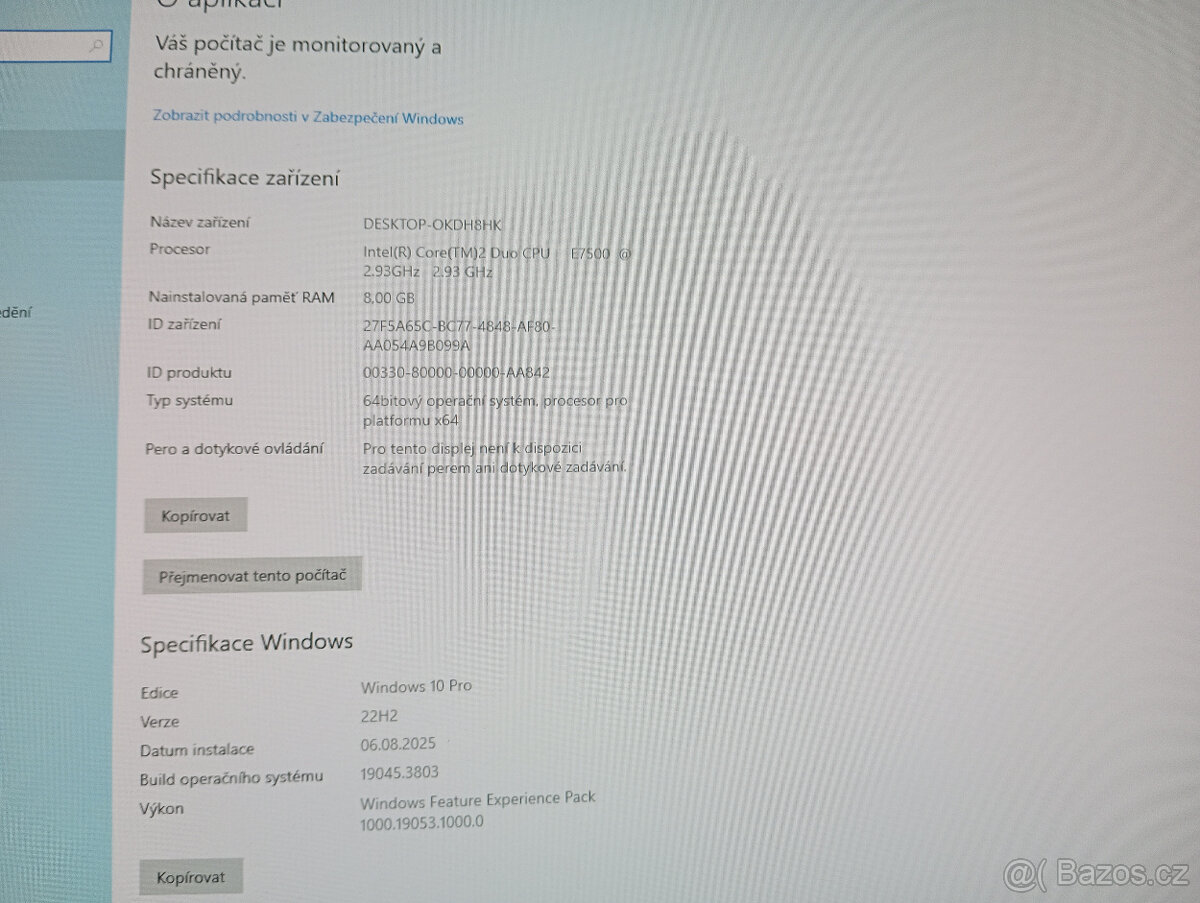 PC - repas, deska: Fujitsu D3041 A11 GS3 - 4