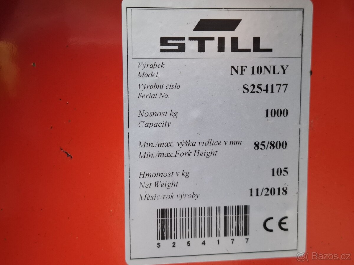 Paletovaci vozík - nůžkový ( STIHL) - 4