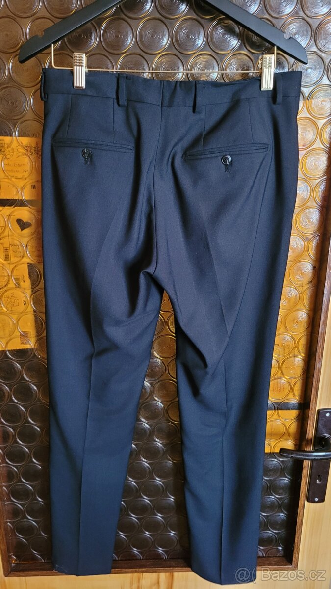 Pánský oblek černý - 4