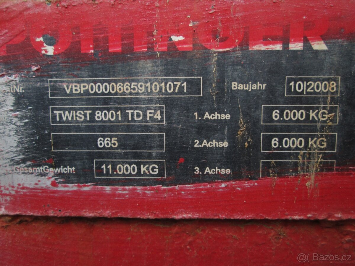 Rozmetadlo Pöttinger Twist 8001 - 4