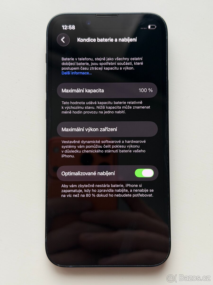 iPhone 13 mini 128GB Modrý, Baterie 100% - 4
