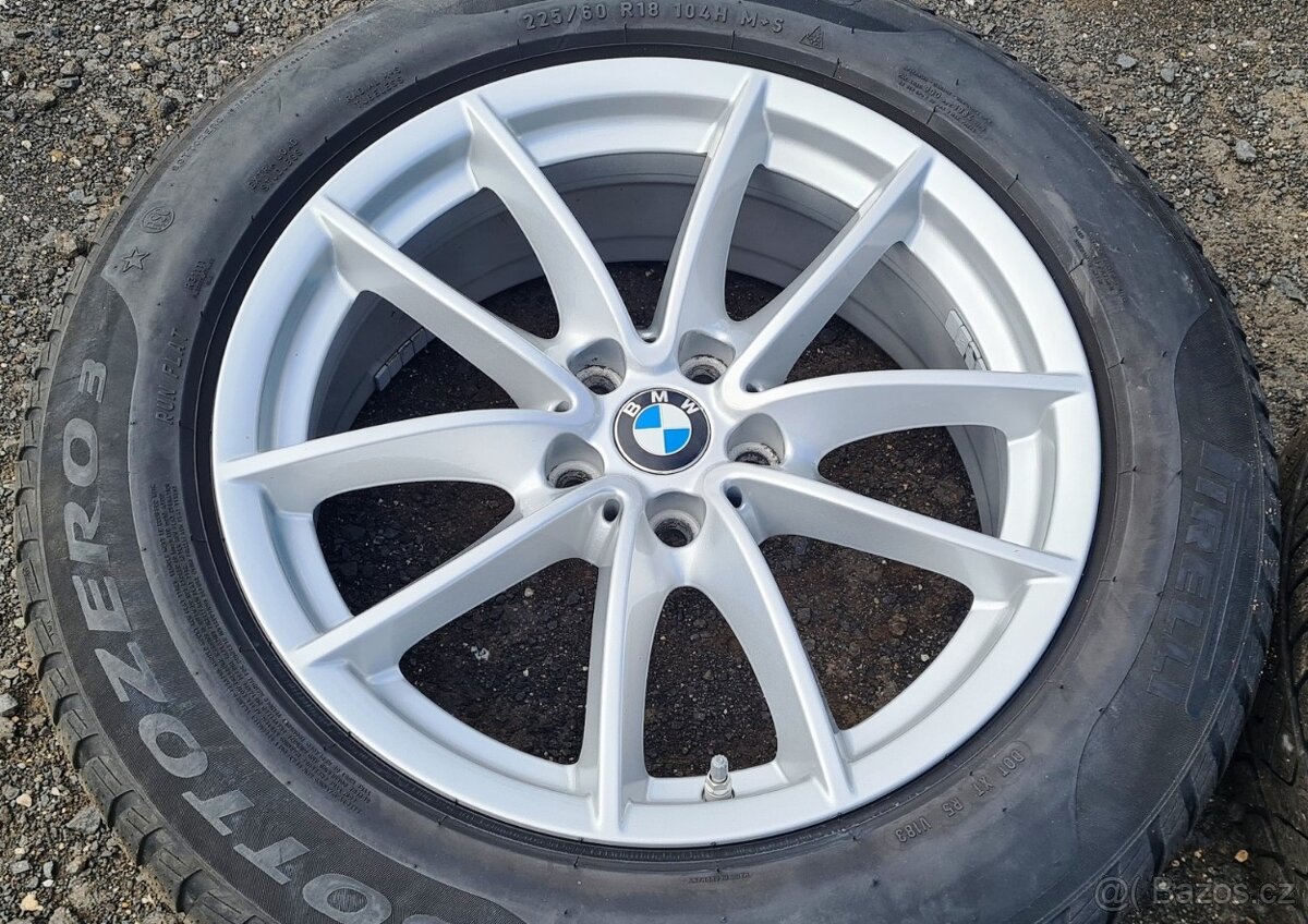 Orig. Alu kola BMW X3, X4 5x112 Pirelli 225/60R18 - 4