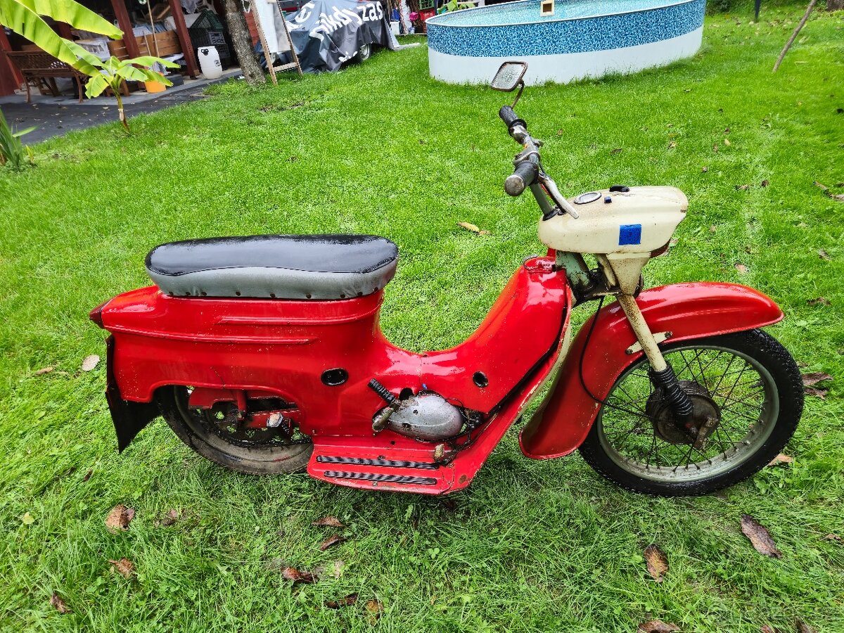 Jawa 20 Pionýr s maďarským TP, vývozní verze SUPER M20 - 4