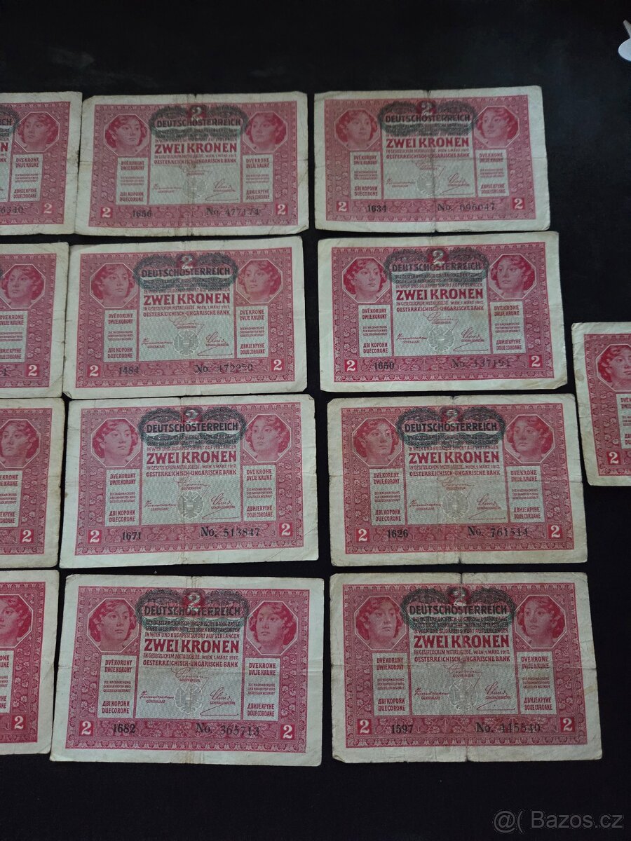 Bankovy - Rakousko-Uhersko - Két korona/Zwei kronen - 1917 - 4