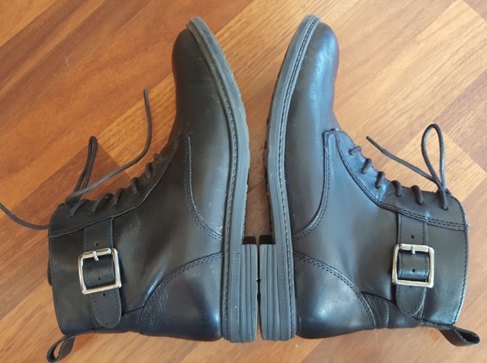 Dámské / dívčí kožené kotníčkové boty, vel. 36 - 4