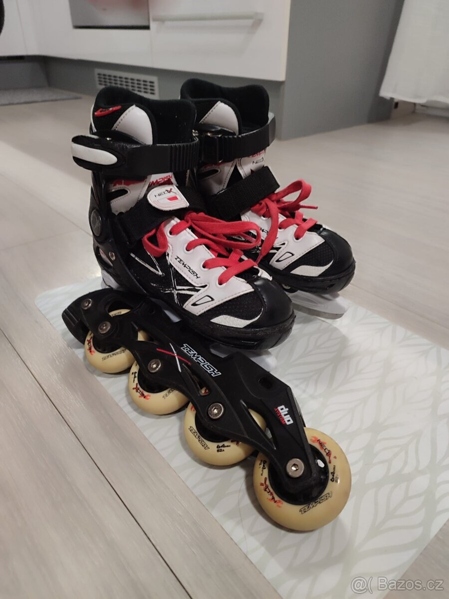 Rostouci dětské brusle na led i jako koleckove,vel.29 az 33 - 4