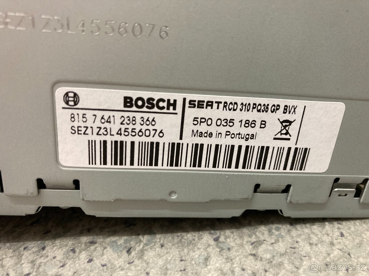 Autorádio Seat RCD 310 BOSCH - 4
