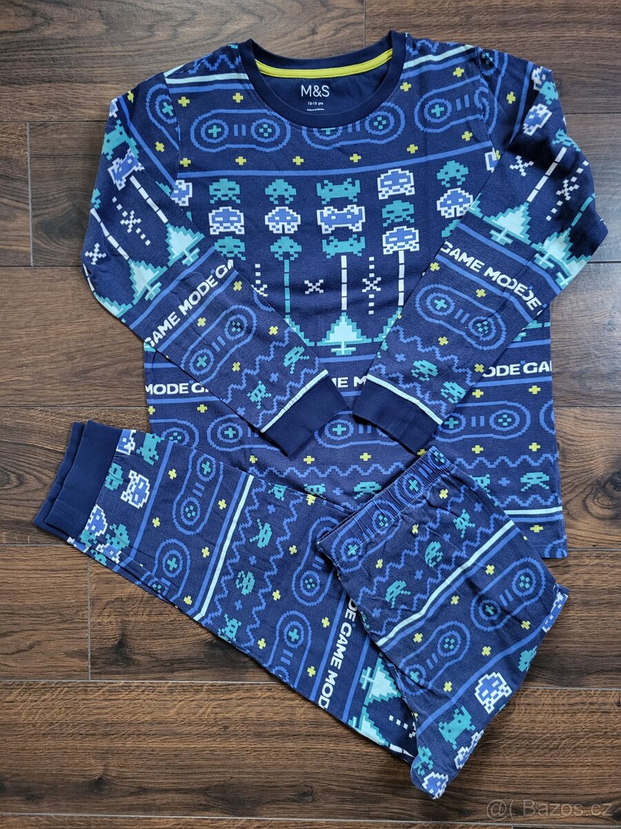 Pyžamo M&S vel. 12-13 let - 4