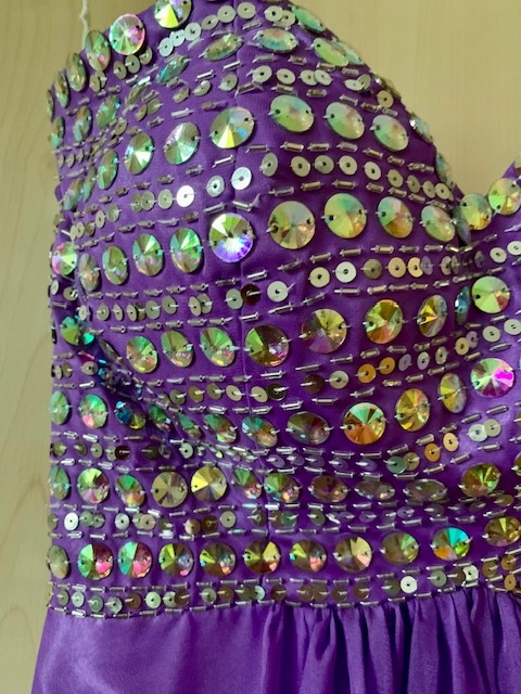 Společenské dívčí šaty XS - 4