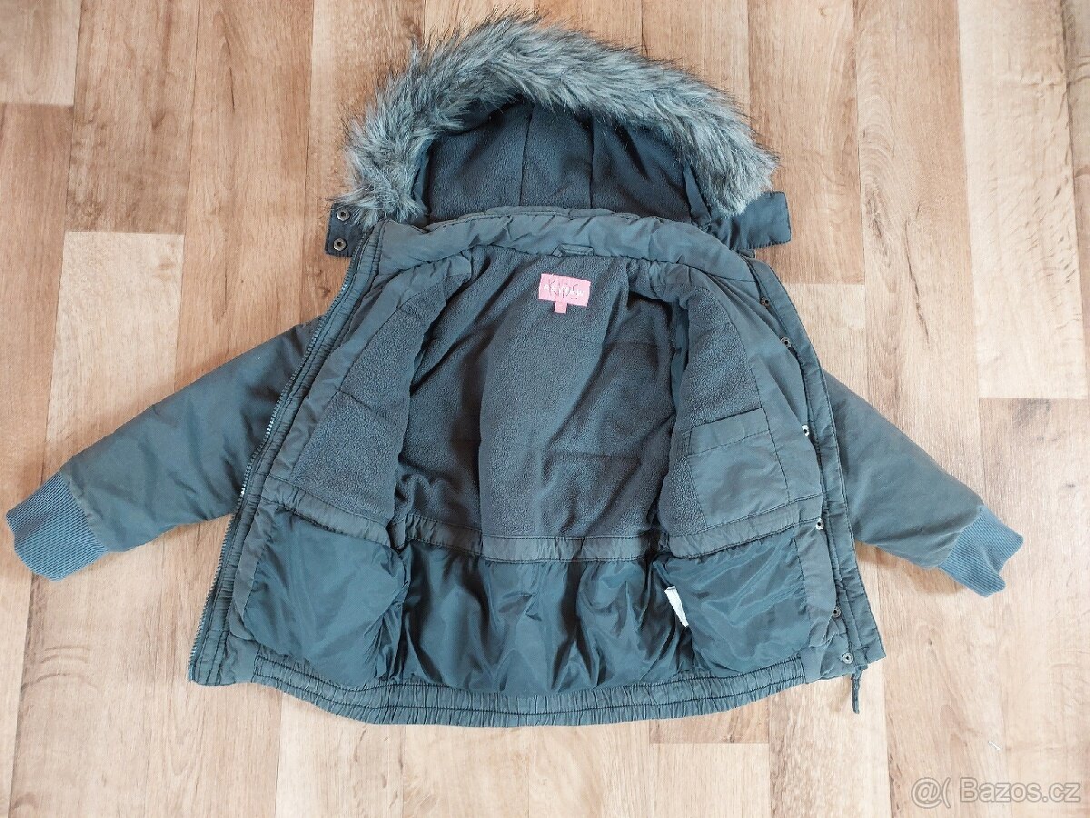 Dívčí zimní bunda - vel.104 - 110 - 4