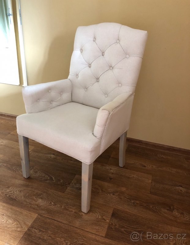 Rustikální barokní křesla 4 kusy - 4