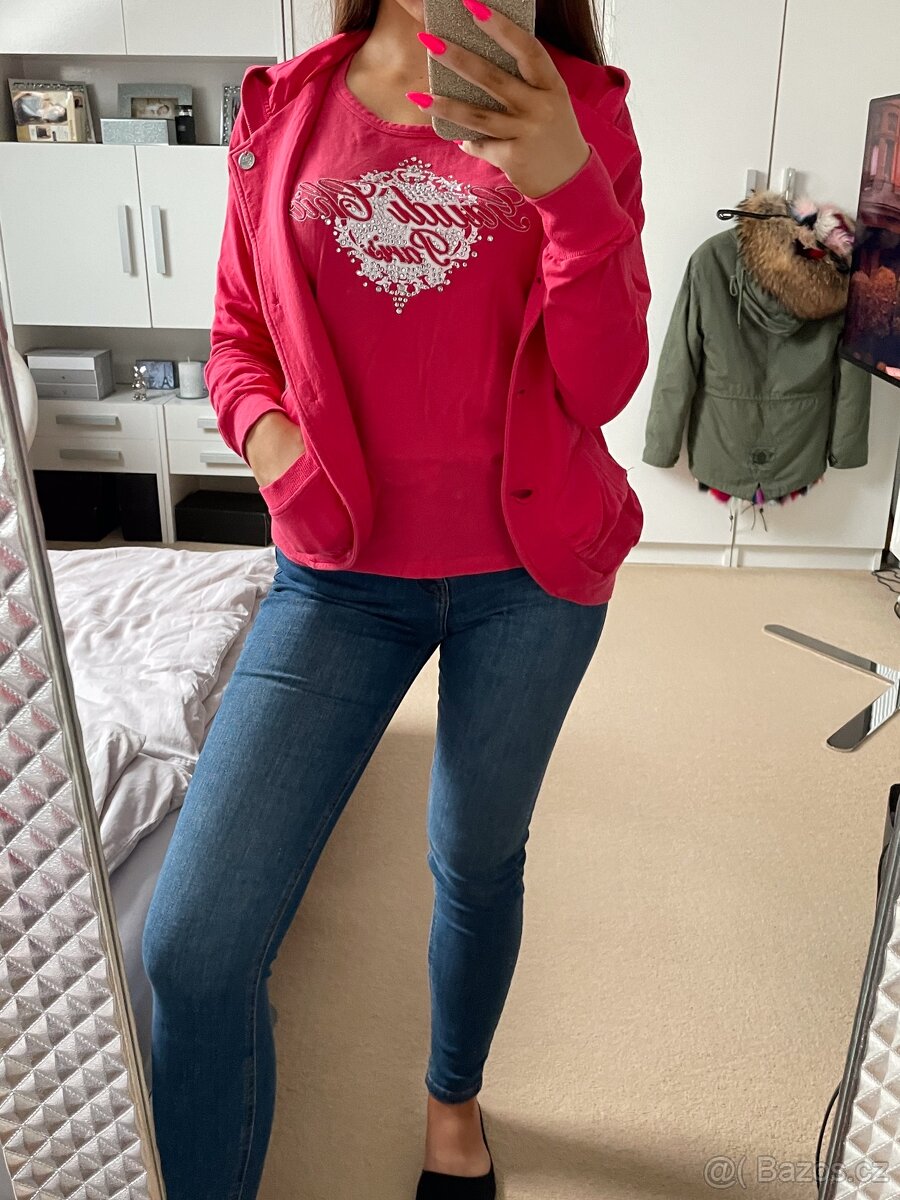 Prodám dámské mikiny, svetry vel XS-S.Top stav,levně - 4