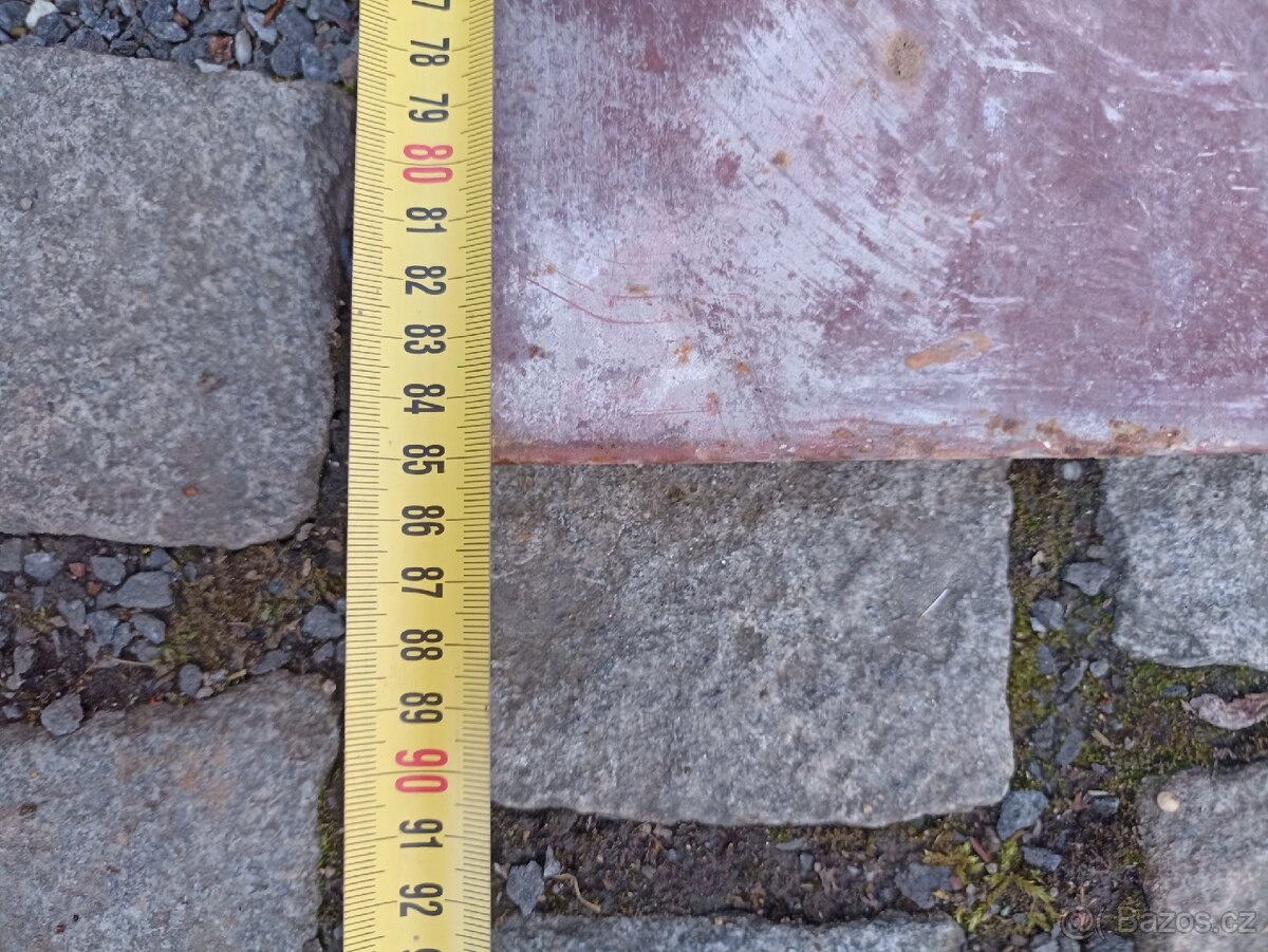 Staré, kovové dveře "80" - 4