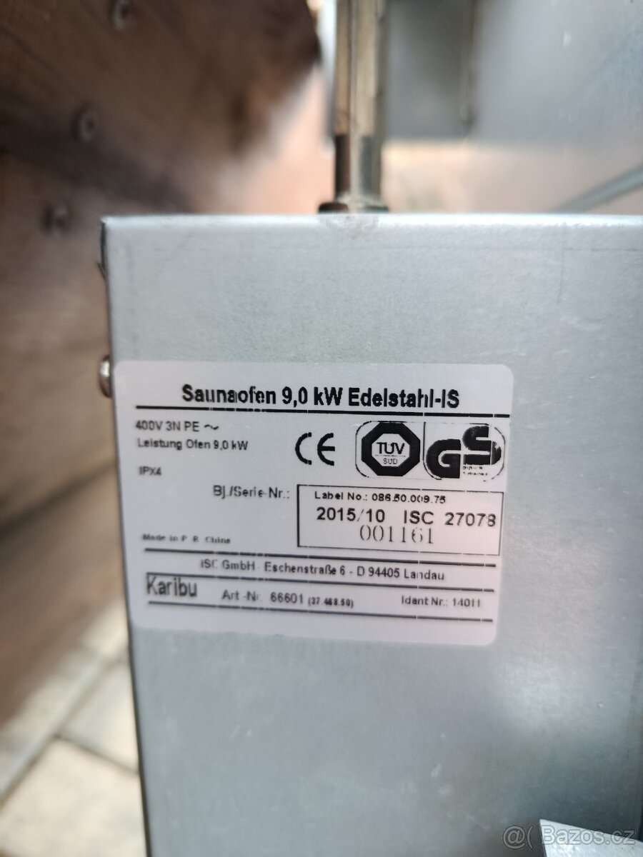 Saunová kamna 9kw - 4