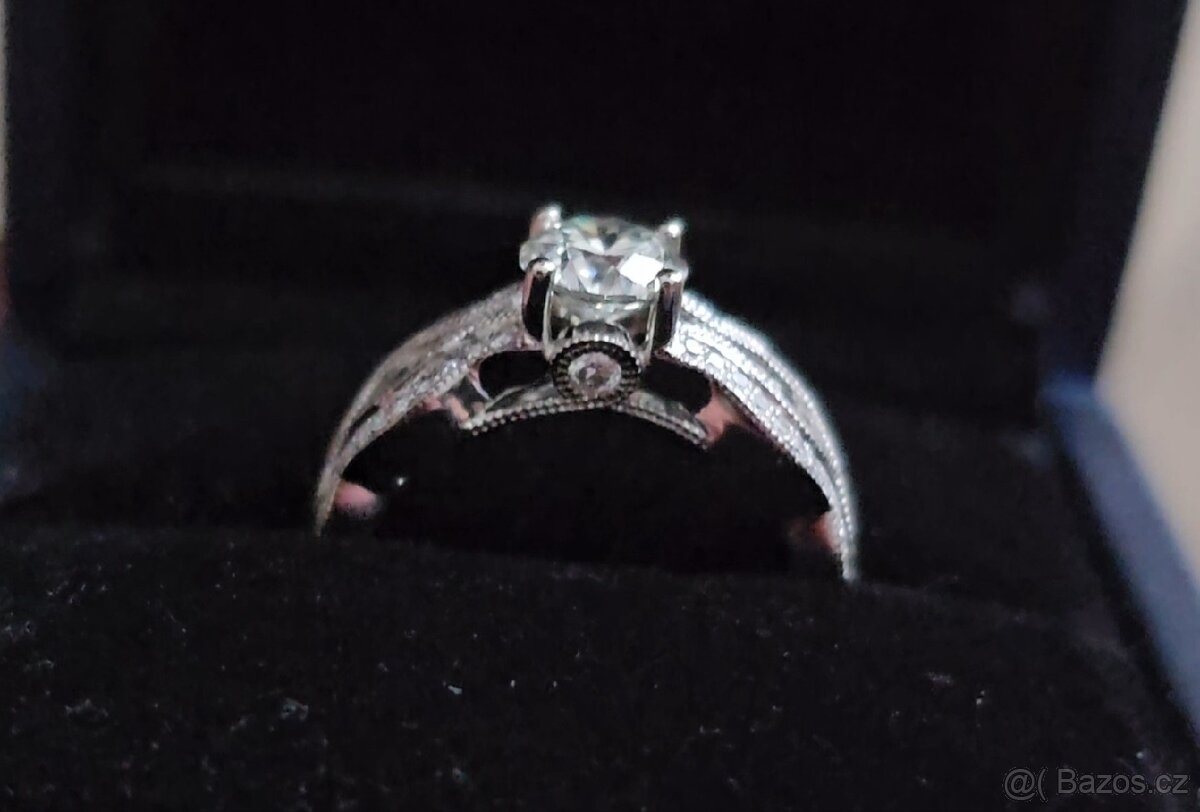 DIAMANTOVÝ PRSTEN 1.77ct. IGI TOP CRNA - 4